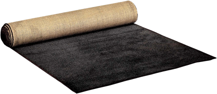 Carpet Runner - Black - 5m x 1.2m (Bound)